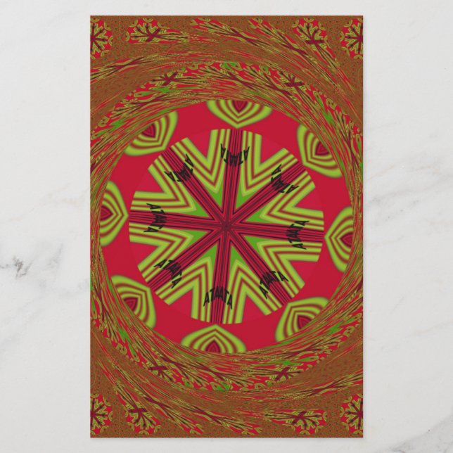 Fin Afrika för Fantastisk kan vara traditionell Brevpapper (Framsida)