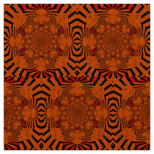 Fin afrikansk Zebra tryck Motif-design Tyg