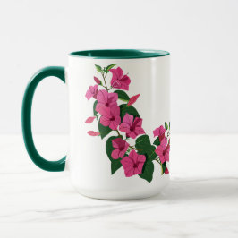 Fin, anpassad Blommigt Magic Coffee Mugg