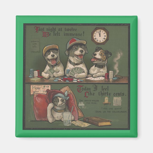 Fin Anpassningsbar Bild Meditating Magnets. Magnet (Framsidan)