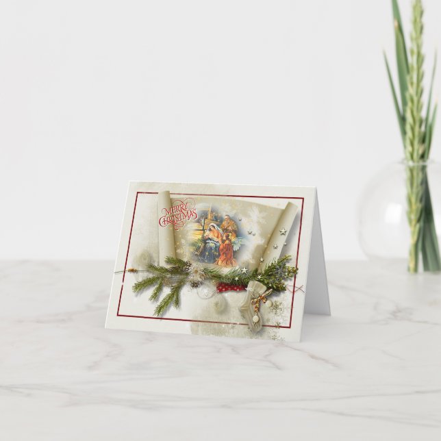 Fin anpassningsbar för kreativ samverkan helgkort (Framsida)