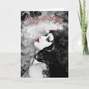 Fin Art Butterfly Princess Birthday Card - Modern Kort