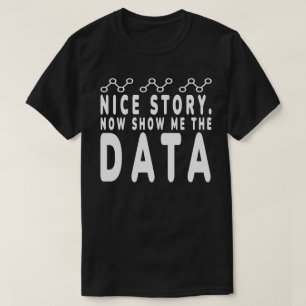 Fin artikel visar nu data,dataanalysator,data t shirt