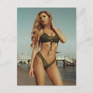 Fin bikini vykort