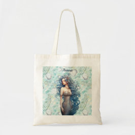 Fin blå Sjöjungfru Tygkasse