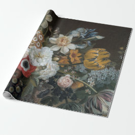 Fin blom- Decoupage affisch Presentpapper
