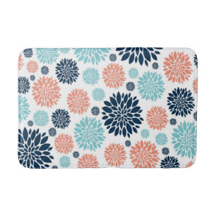 Fin Blommigt Bath Mat Badrumsmatta