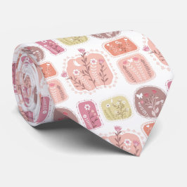 Fin Blommigt Butterfly Garden Neck Tie Slips
