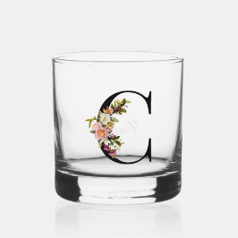 Fin Blommigt dekorerad monogram C