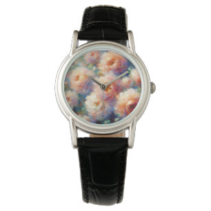 Fin Blommigt design för Nature Älskare Armbandsur