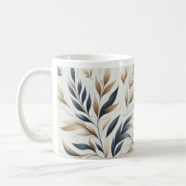 Fin Blommigt design Mugg/Elegant design för kaffe Kaffemugg