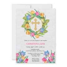 Fin Blommigt för baptism