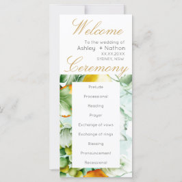 Fin Blommigt Fruktvattenfärg sommaren Bröllop