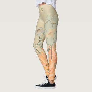 Fin blommigt leggings