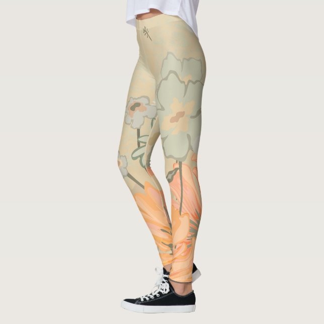 Fin blommigt leggings (Vänster)