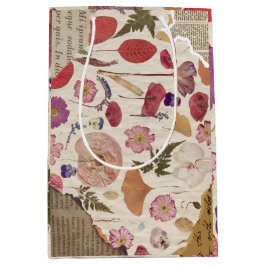 Fin Blommigt pressad