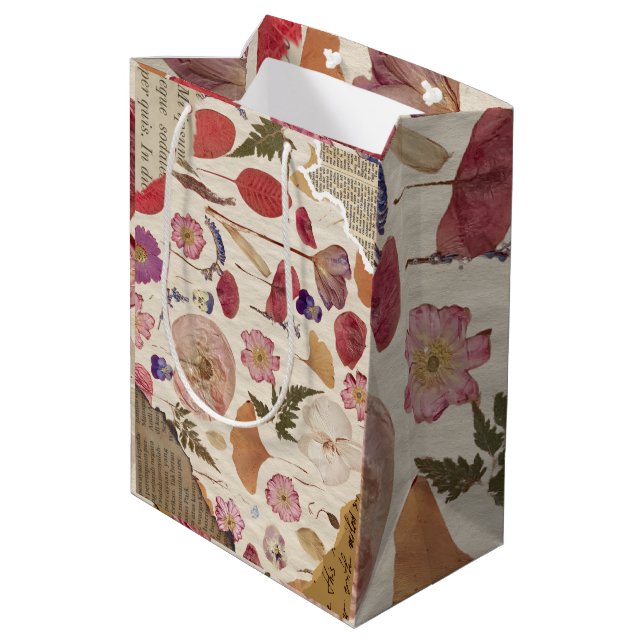 Fin Blommigt pressad (Baksidan Vinklad)