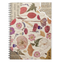 Fin Blommigt pressad