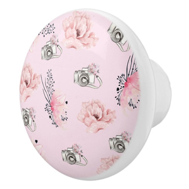 Fin Blommigt, vattenfärg Ro Knopp (Höger)