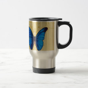 Fin Blue Butterfly Vintage art Resemugg
