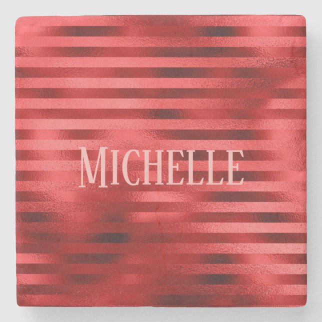 Fin burgundy stenunderlägg (Framsidan)