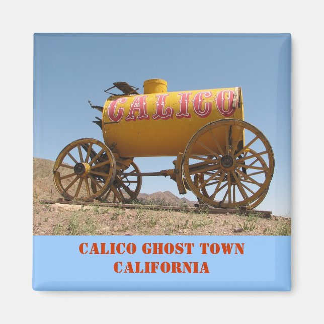 Fin Calico Ghost Town Magnet! Magnet (Framsidan)