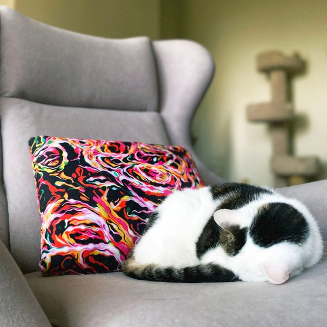 Fin Coola, färgstark Funky Prydnadskudde (Skapare uppladdad)