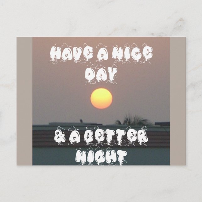 Fin dag Anpassa produkten Vykort (Framsida)