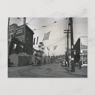 Fin dag i East Liverpool Ohio Vykort