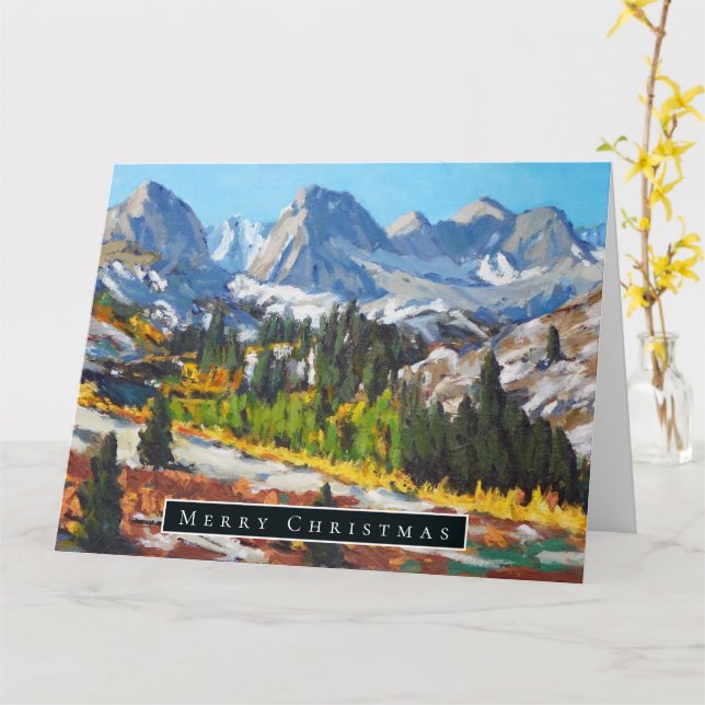 Fin dag på berget kort (Gul blomma)