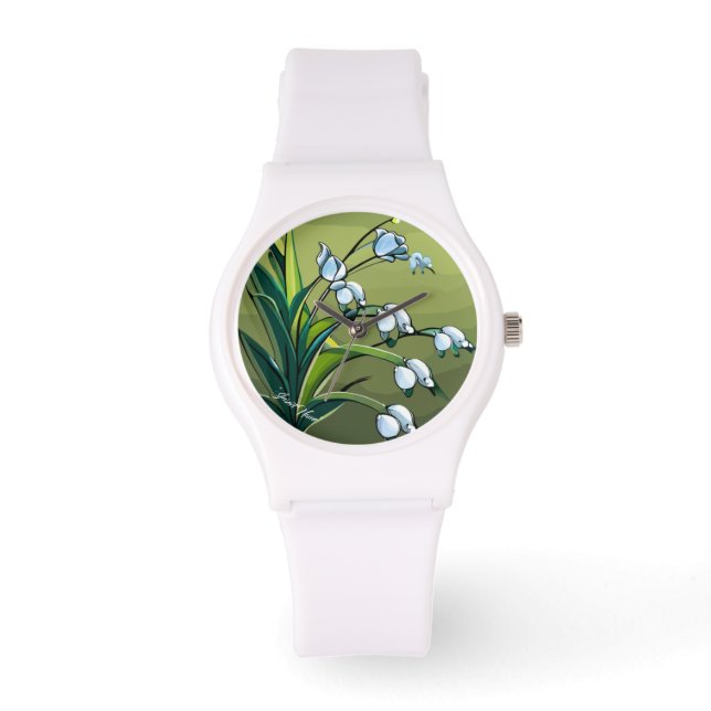 Fin Dance av Springtime Serenity Armbandsur (Framsida)