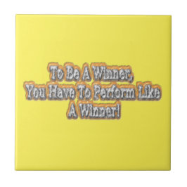 Fin design om "att vara en vinnare"-offert! T-S Kakelplatta