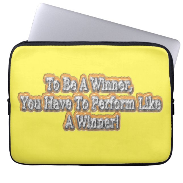 Fin design om "att vara en vinnare"-offert! T-S Laptop Fodral (Framsidan)