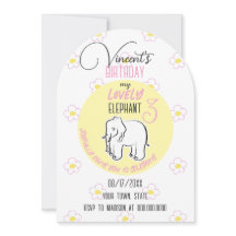 Fin elefant. Inbjudan