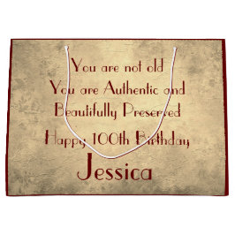 Fin elegant personlig 100:e födelsedagen