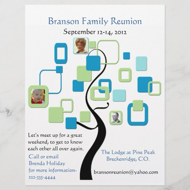 Fin Family Reunion Flyer (Framsida)