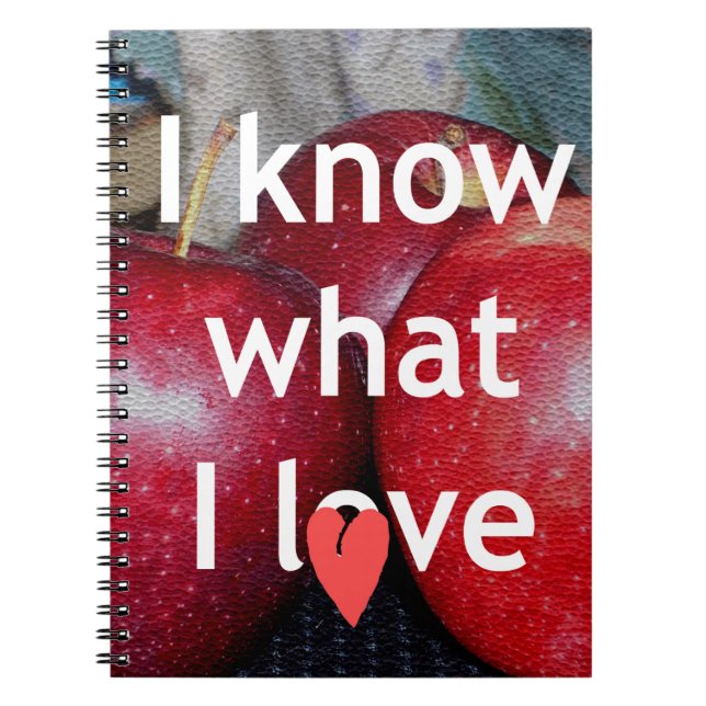 Fin Fantastisk Apple-textoffertdesign Anteckningsbok Med Spiral (Framsidan)