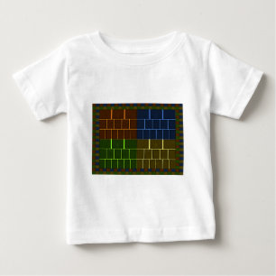 Fin Fantastisk Rainbow Färg Geometridesign T-shirt