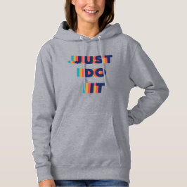 Fin färgstark text Motiverande citattecken Hoodie T Shirt