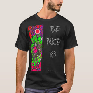Fin färgstark utformning av Blommönstret Fantastis T-shirt