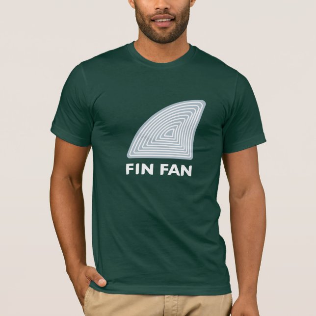 Fin Fläkt Mörk Bella Canvas T-Shirt (Framsida)