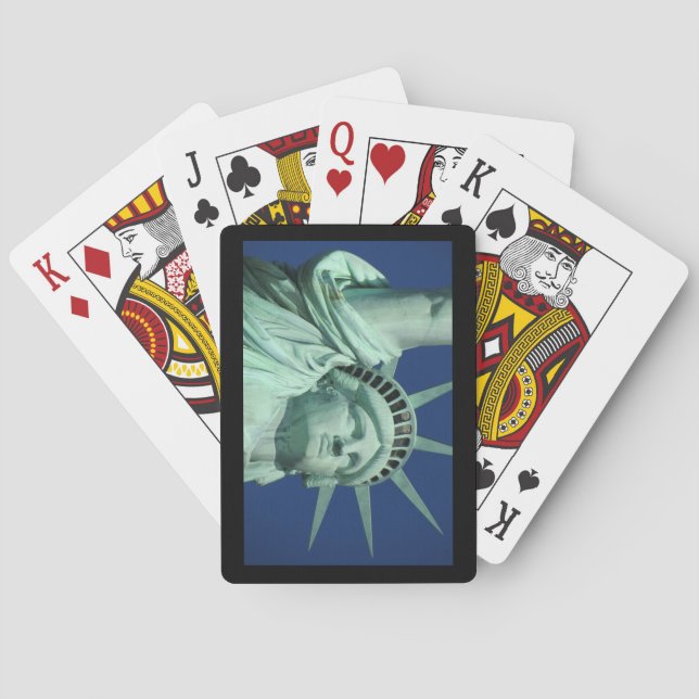 Fin Frihetsgudinnan Casinokort (Baksidan)