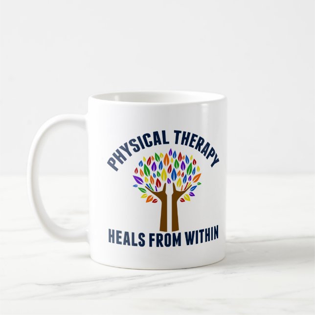 Fin fysisk terapeutisk inspirationsoffert kaffemugg (Vänster)