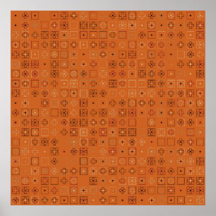Fin geometrisk abstrakt, konst, mönster, poster
