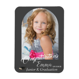 Fin Grått Grattiss JK Studenten Photo Magnet
