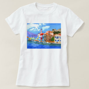 Fin Grekland T-shirt Plus-Storlek