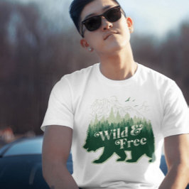 Fin Grönt Äventyr Vild och gratis T Shirt