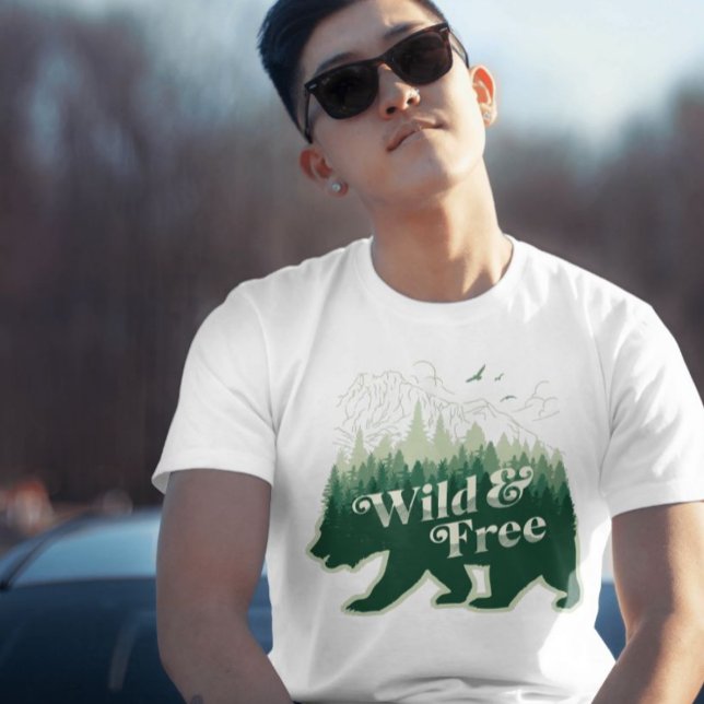 Fin Grönt Äventyr Vild och gratis T Shirt (Skapare uppladdad)