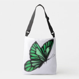 Fin Grönt Butterfly Kor Body Tote Bag Axelväska
