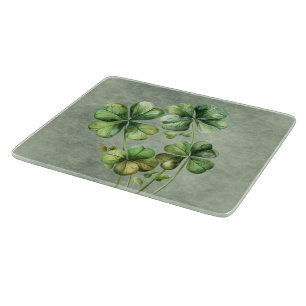 Fin Grönt Watercolor Shamrock